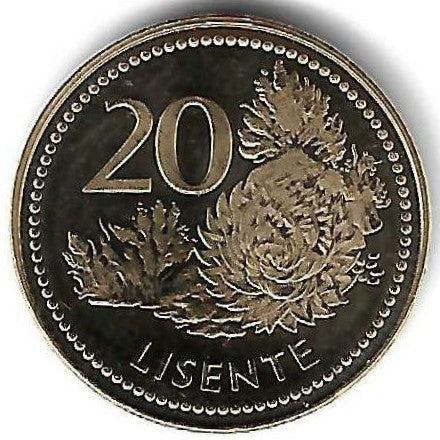 Lesoto - 20 Lisente 2023 (Km# 64)