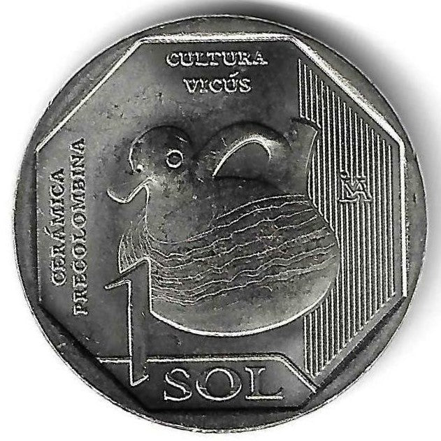 Peru - 1 Sol 2025 (Km# ..) Vicus Cultura