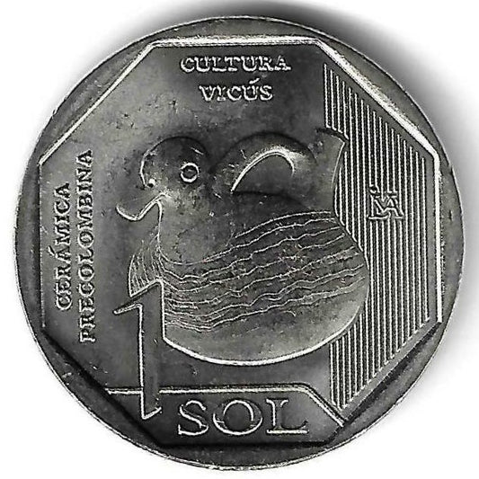 Peru - 1 Sol 2025 (Km# ..) Vicus Cultura