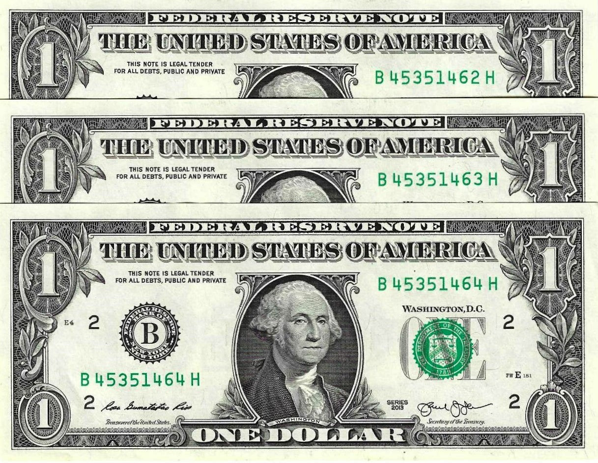 USA - 1 Dolar 2013 (# 537b) Nova Iorque