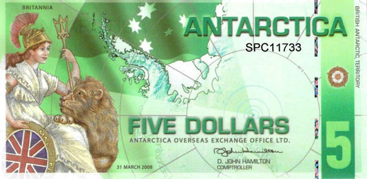 Antartica - 5 Dolares 2008 (# 23)
