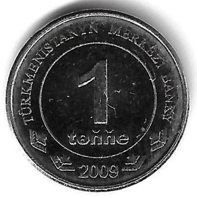 Turquemenistão - 1 Manat 2009 (Km# 95)