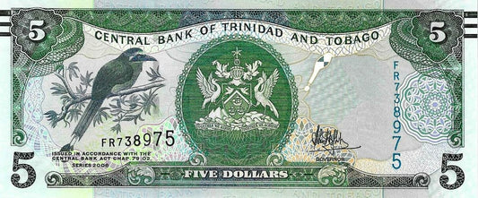 Trinidade Tobago - 5 Dolares 2017 (# 47c)
