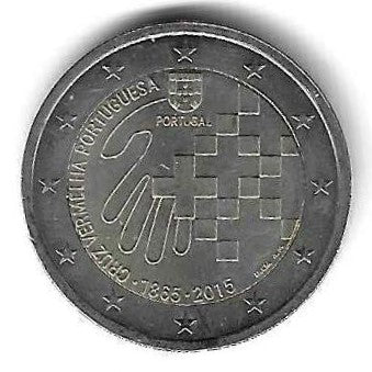 Portugal - 2 Euro 2015 (Km# 850) Cruz Vermelha