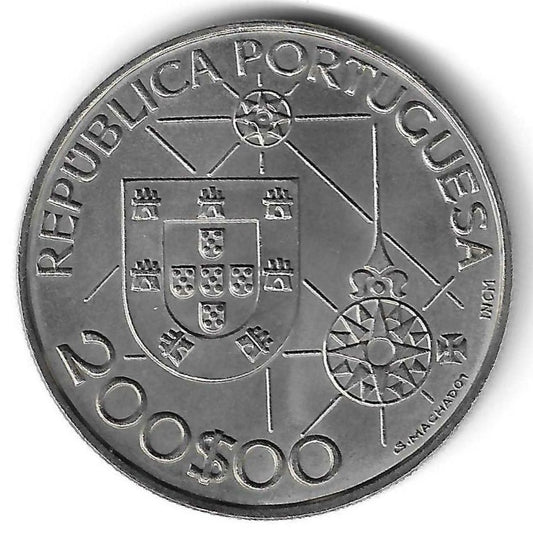 Portugal - 200$00 1992 (Km# 660)     America
