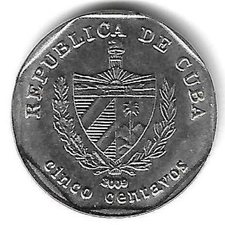 Cuba - 5 Centavos 2009 (Km# 575.1)