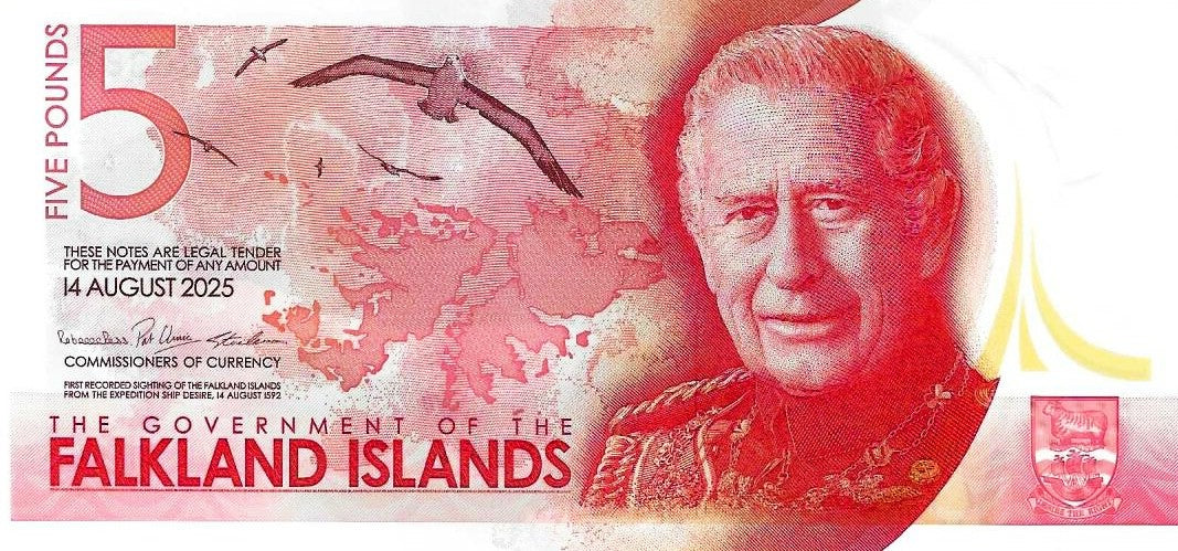 Ilhas Falkland  - 5 Libras 2025 (# 20)