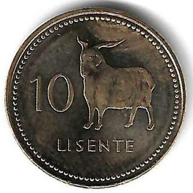Lesoto - 10 Lisente 2023 (Km# 63)