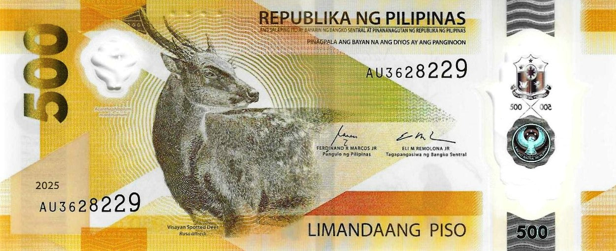 Filipinas - 500 Piso 2025 (# 234a)