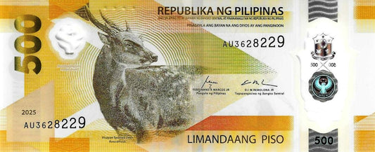 Filipinas - 500 Piso 2025 (# 234a)