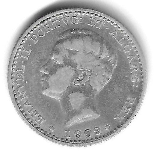 Portugal - 100 Reis 1909 (Km# 548)