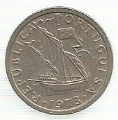 Portugal - 2$50 1973 (Km# 590)