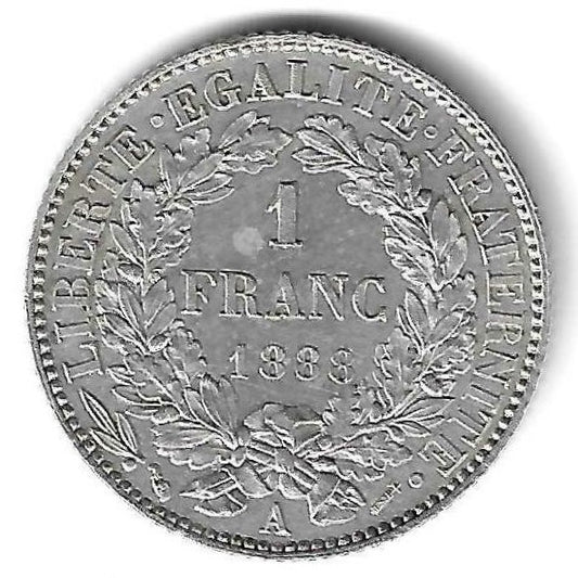 Portugal - 1 Franco (200 Reis)1888 (A)(Km# 822.1)