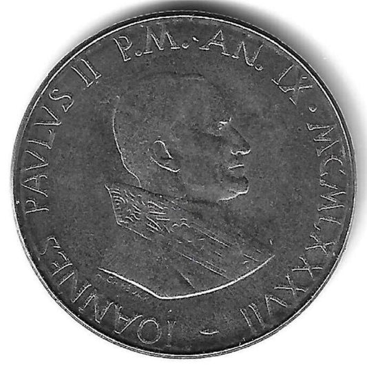 Vaticano - 100 Liras 1987 (Km# 202) Anunciação