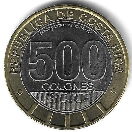 Costa Rica - 500 Colones 2021 (Km# ..)