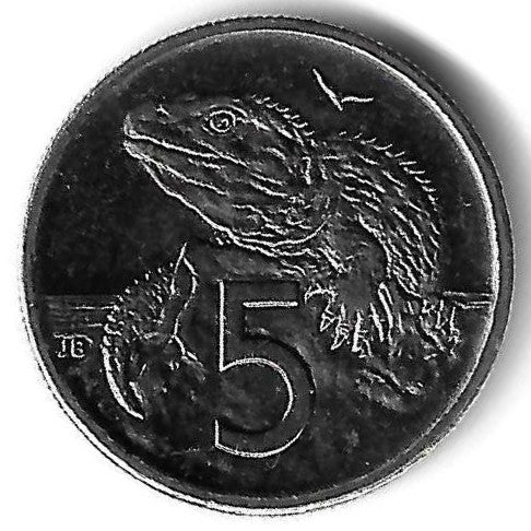 Nova Zelandia - 5 Centimos 2000 (Km# 116)