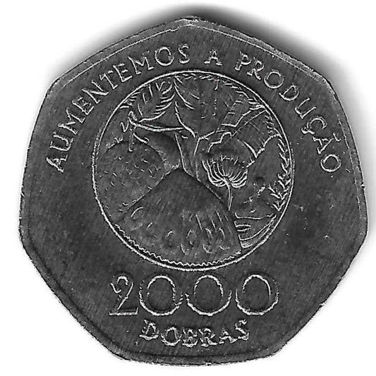 S.T. Principe - 2000 Dobras 1997 (Km# 91) Fao