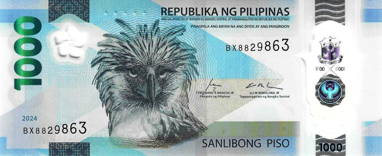 Filipinas - 1000 Piso 2024 (# 241)