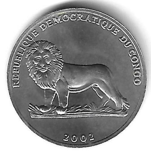 Congo - 25 Centimos 2002 (Km# 77) Bode