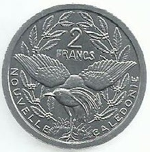Nova Caledonia  - 2 Francos 1995 (# 14)