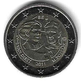 Belgica - 2 Euro 2011 (Km# ..) Ano Int. Mulher
