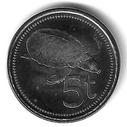 Papua Nova Guiné - 5 Toea 2004 (Km# 3a)