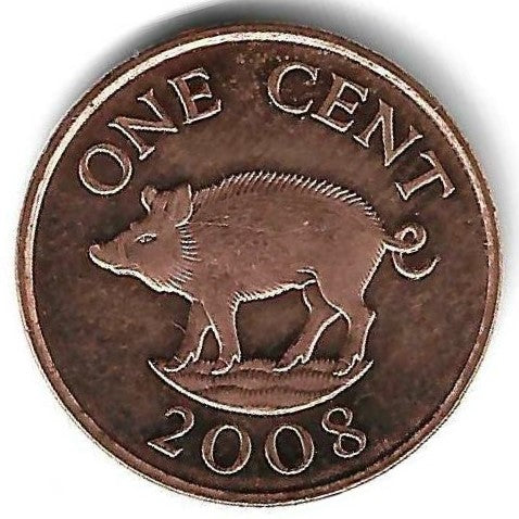 Bermudas - 1 Centimo 2008 (Km# 107)