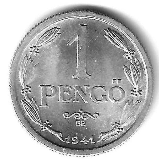 Hungria - 1 Pengo 1941 (Km# 521)