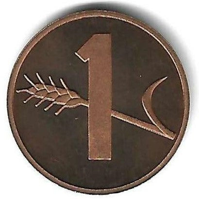 Suiça - 1 Rappen 1981 (Km# 46)