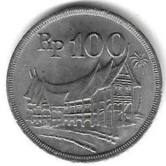 Indonesia - 100 Rupias 1973 (Km# 36)