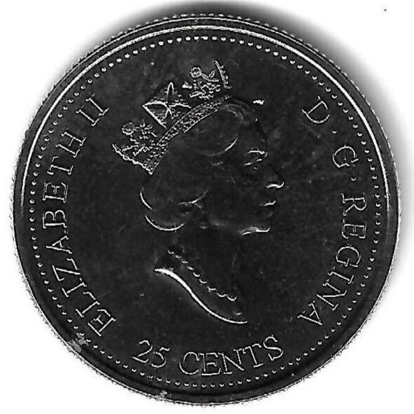 Canada - 25 Centimos 1999 (Km# 344) Março