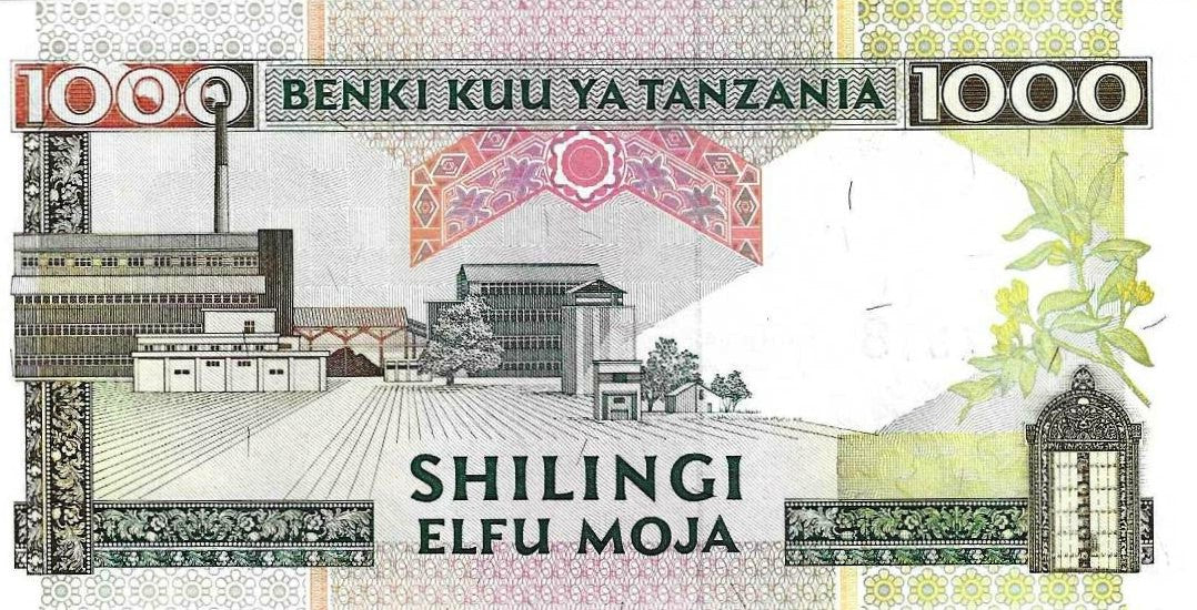 Tanzania - 1000 Shillings 1993 (# 27c)