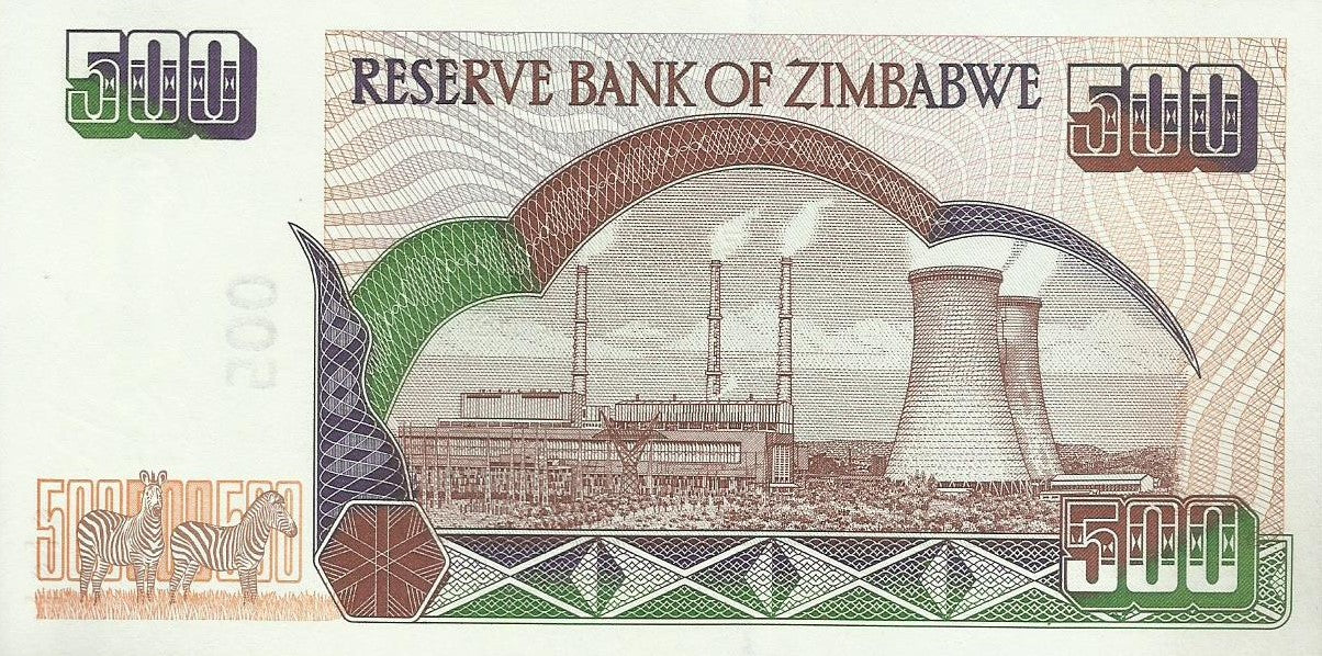 Zimbabwé - 500 Dolares 2004 (# 11)
