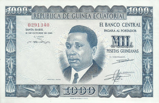 Guine Equatorial - 1000 Pesetas 1969 (# 3)