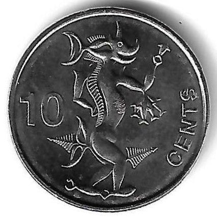 Ilhas Salomao - 10 Centimos 2012 (Km# 235)