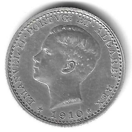Portugal - 100 Reis 1910 (Km# 548)