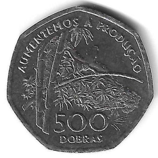 S.T. Principe - 500 Dobras 1997 (Km# 89) Fao