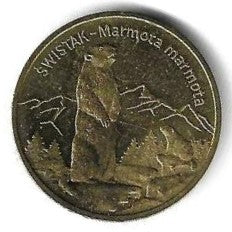Polonia - 2 Zlote 2006 (Km# 534) Marmota