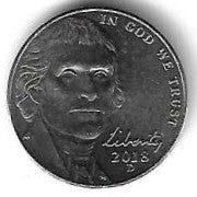 USA - 5 Cents 2018 (Km# 381)
