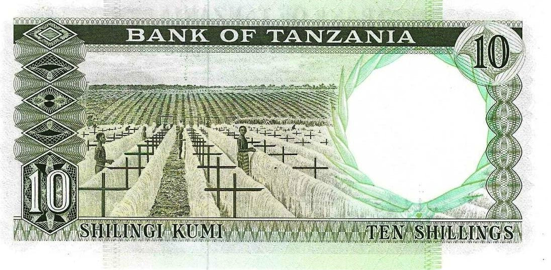Tanzania - 10 Shillings 1966 (# 2e)