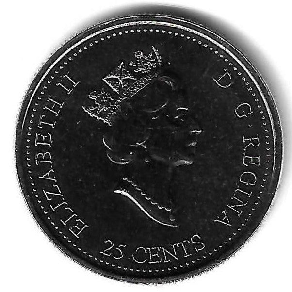 Canada - 25 Centimos 1999 (Km# 350) Setembro