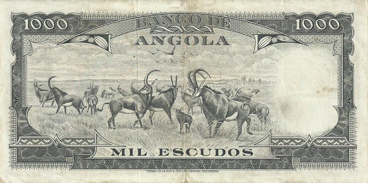 Angola - 1000$00 1956 (# 91)