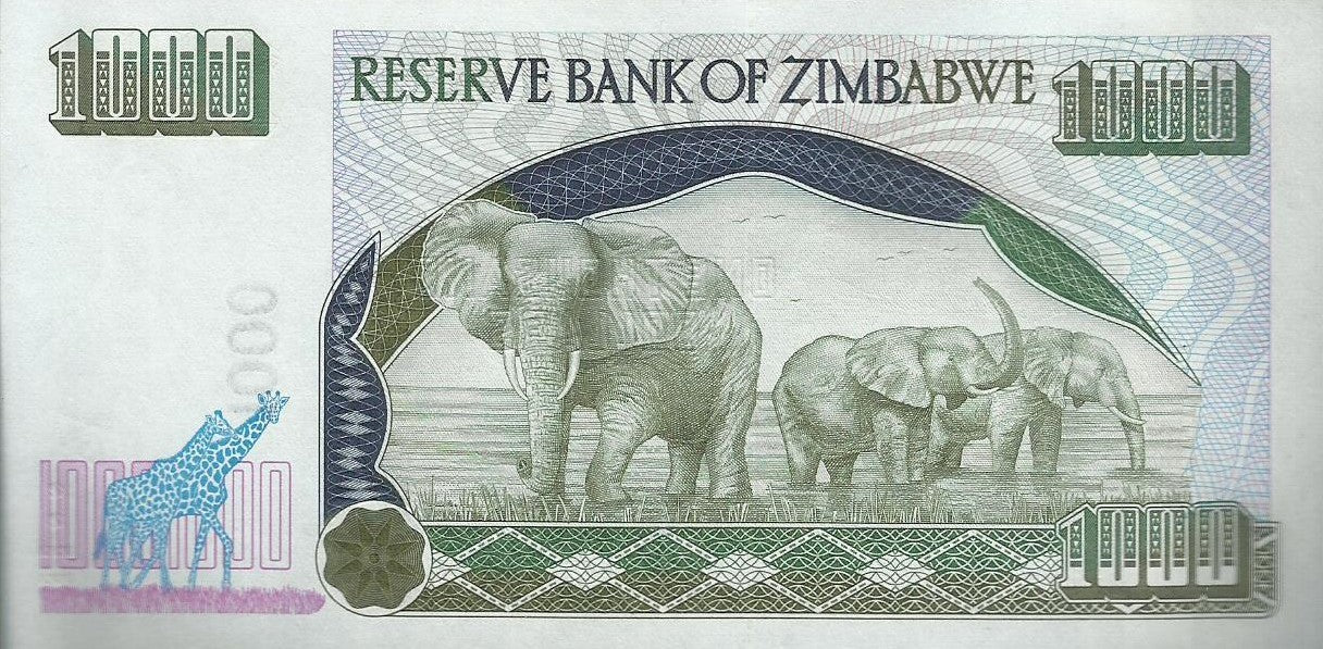 Zimbabwé - 1000 Dolares 2003 (# 12b)