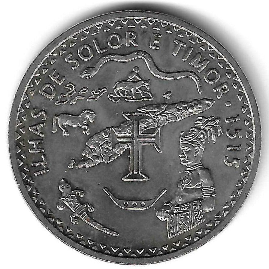 Portugal - 200$00 1995 (Km# 683) Solor e Timor
