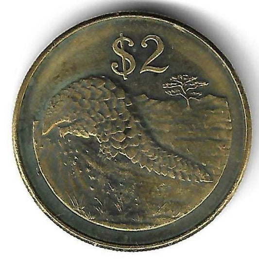 Zimbabwé - 2 Dolares 2001 (Km# 12a)