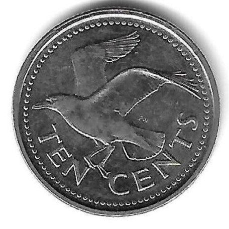 Barbados - 10 Centimos 2012 (Km# 12a)