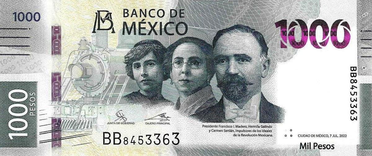 Mexico - 1000 Pesos 2022 (# 137)