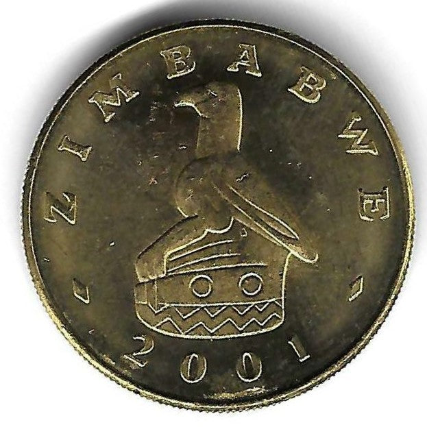 Zimbabwé - 2 Dolares 2001 (Km# 12a)