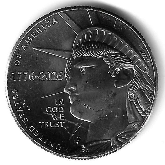 USA - 50 Cents 2026 (Km# ..) 250 Anos Declaraçao Ind. Estados Unidos