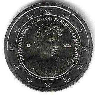 Grecia - 2 Euro 2024 (Km# ..) Penelope Delta